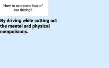 how to overcome driving anxiety question 1